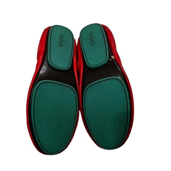 Tieks shoes women's 6 pink leather flats ballet round toe - Picture 7 of 8